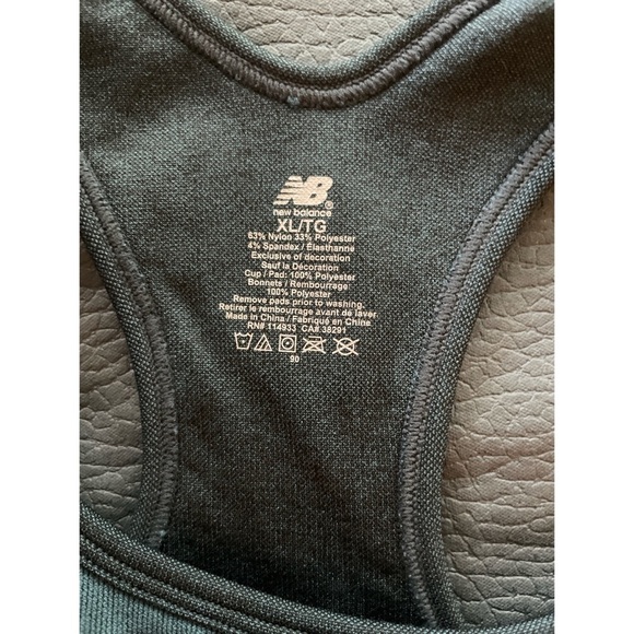 New Balance Blue Camo Sports Bra New With Tags Size XL - Picture 5 of 8